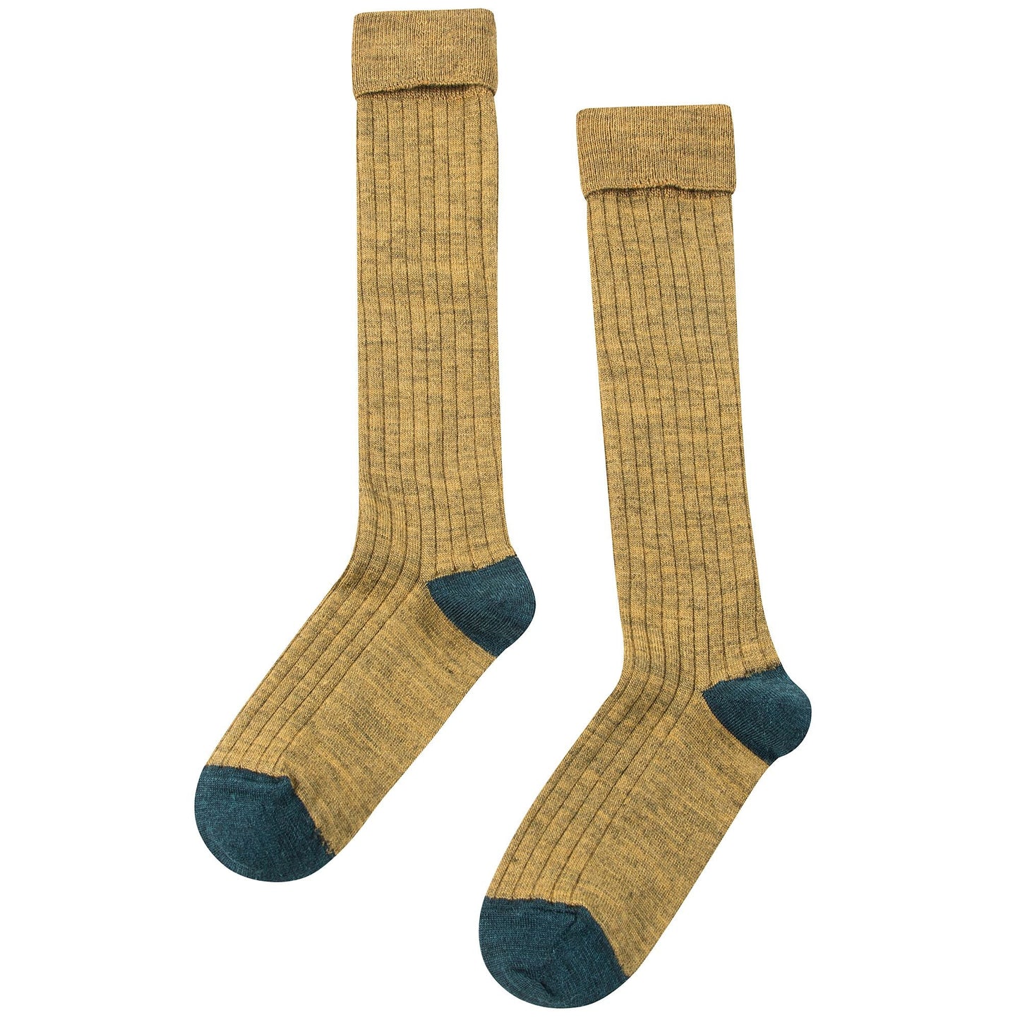 Girls Yellow Knee Socks