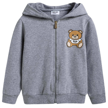 Baby Grey Cotton Toy Tracksuit