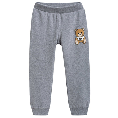 Baby Grey Cotton Toy Tracksuit