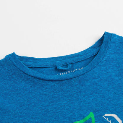 Boys Blue Cotton T-shirt