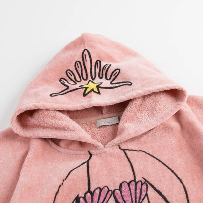 Girs Pink Bobo Beach Towel