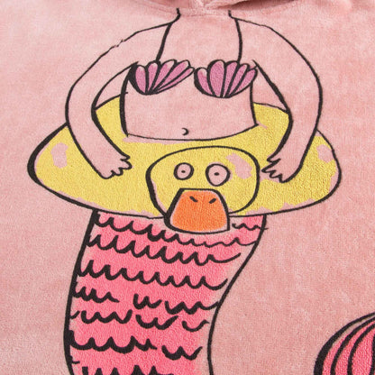 Girs Pink Bobo Beach Towel