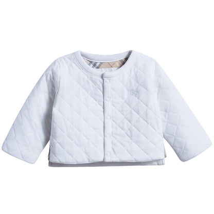 Baby White Cotton Three-piece Gift Set