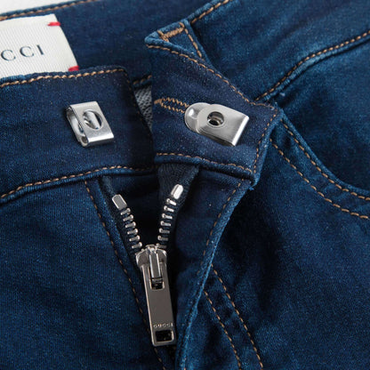 Girls Slim-Fit Blue Jeans