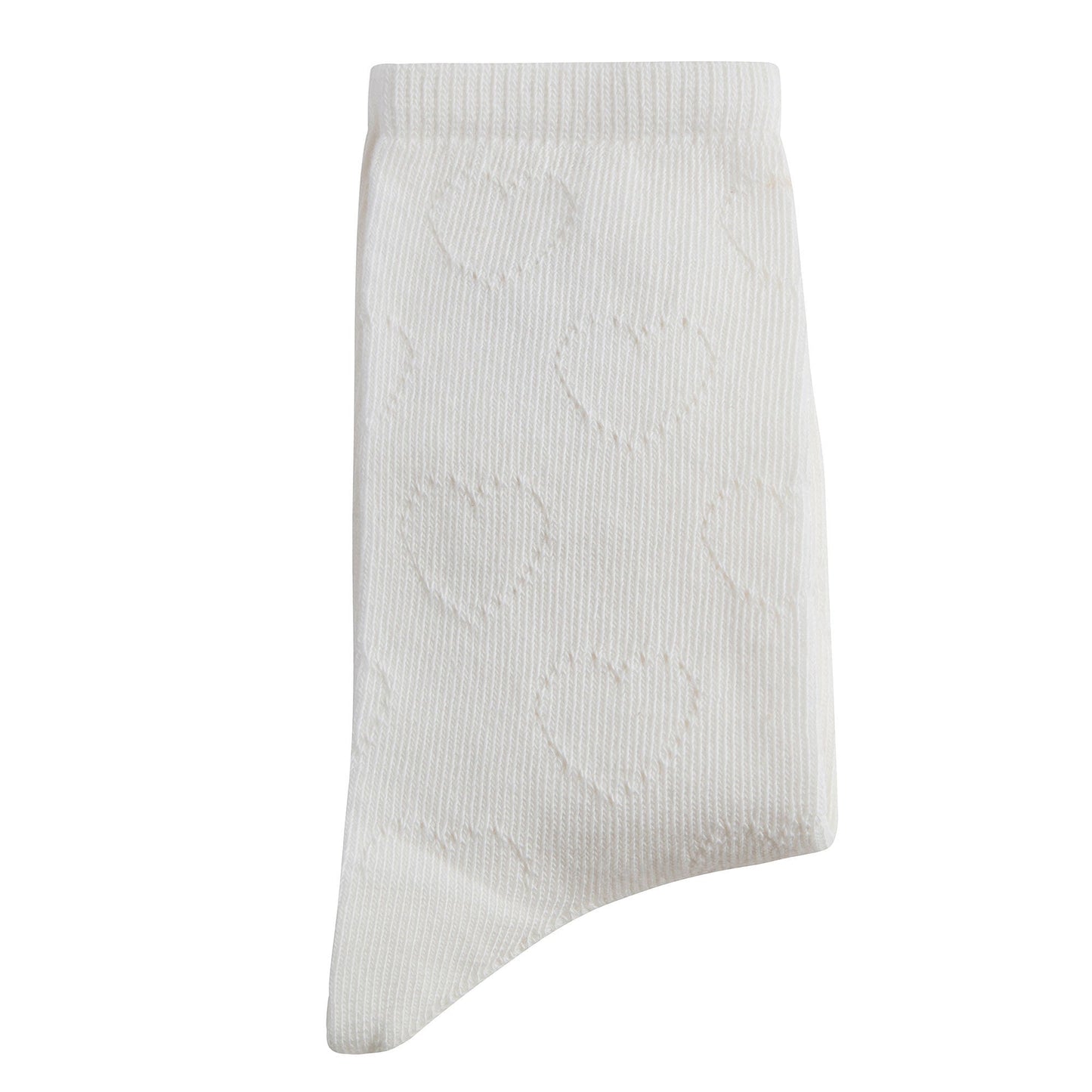 Girls White Cotton Socks