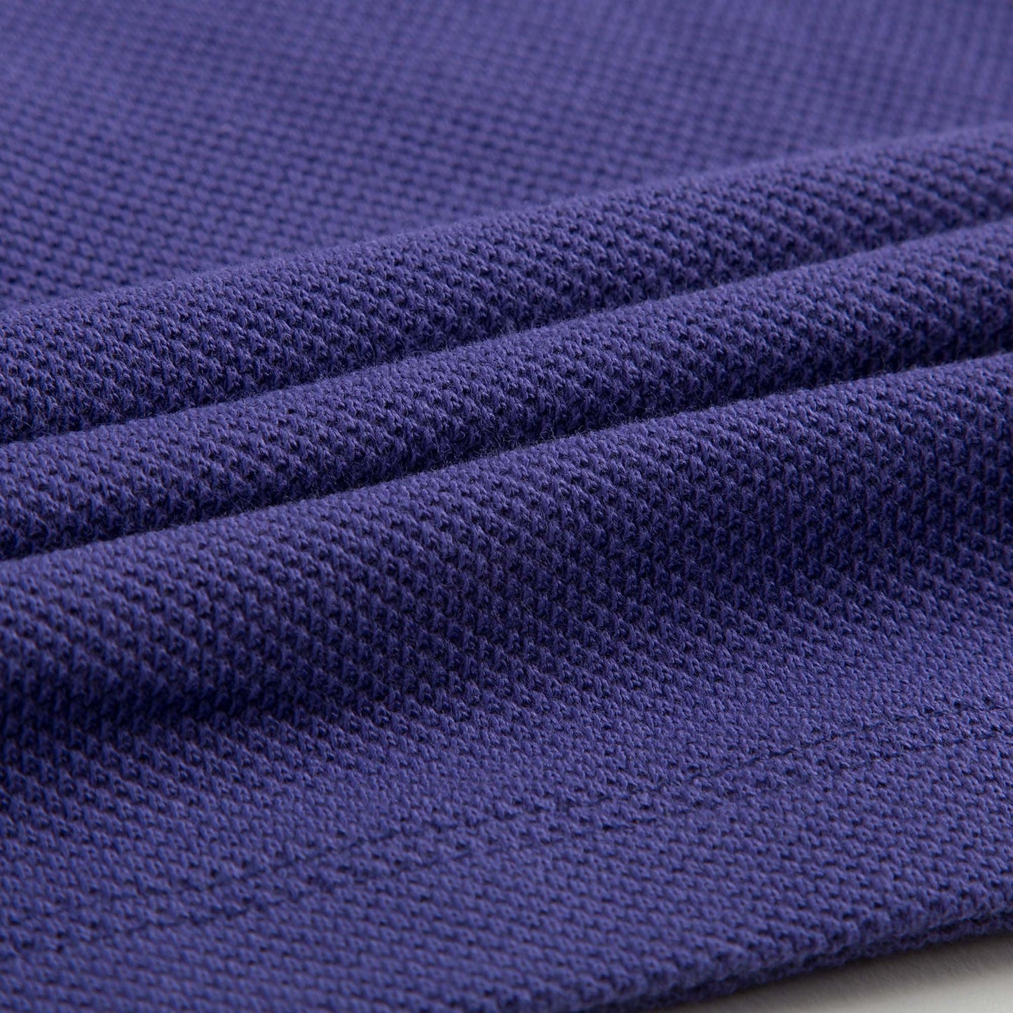 Baby Girls Purple Cotton Polo Shirt With Patch Flowers Trims