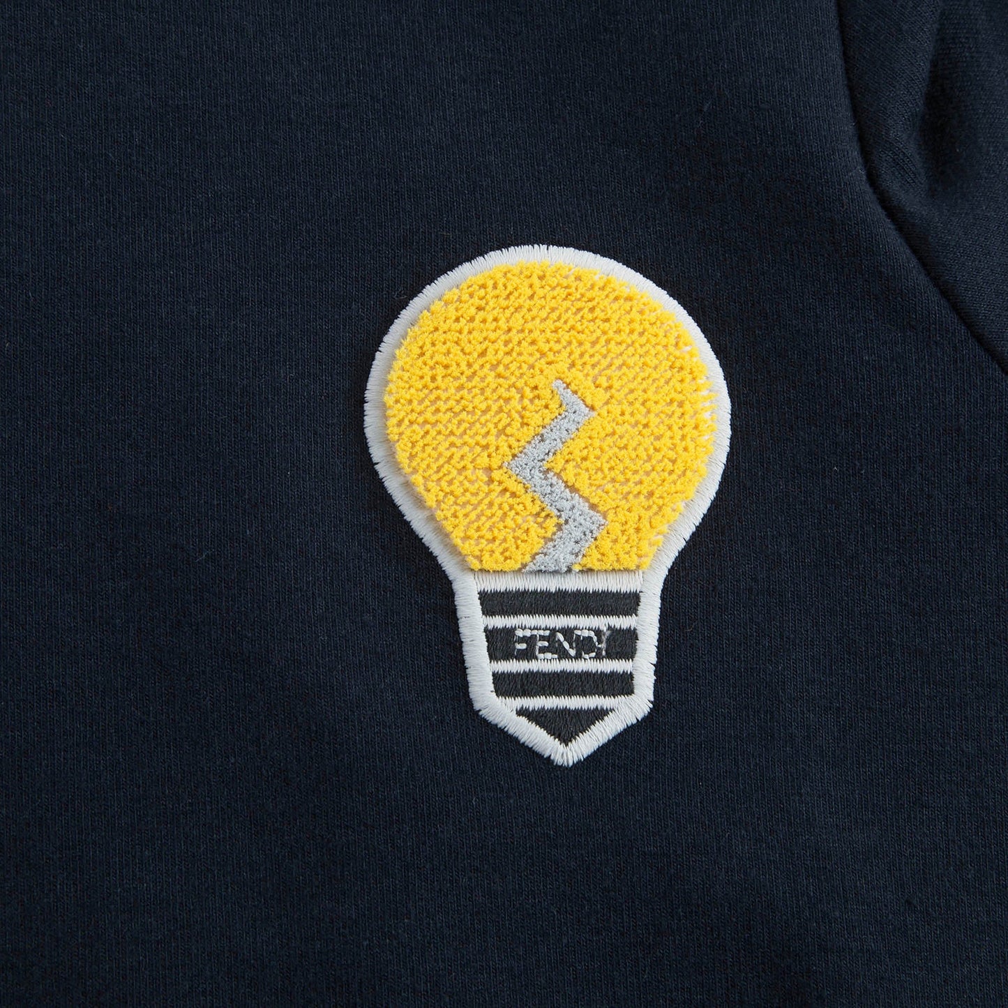 Boys Navy Blue Embroidered Lightbulb Sweatshirt