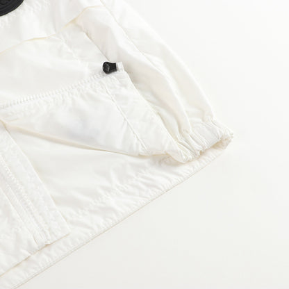 Girls & Boys White ”SAXOPHONE“ Logo Jacket