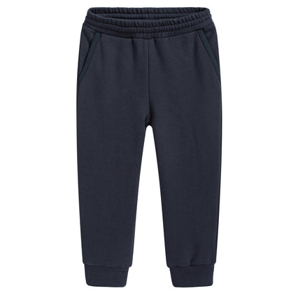 Boys Navy Blue Logo Tracksuit