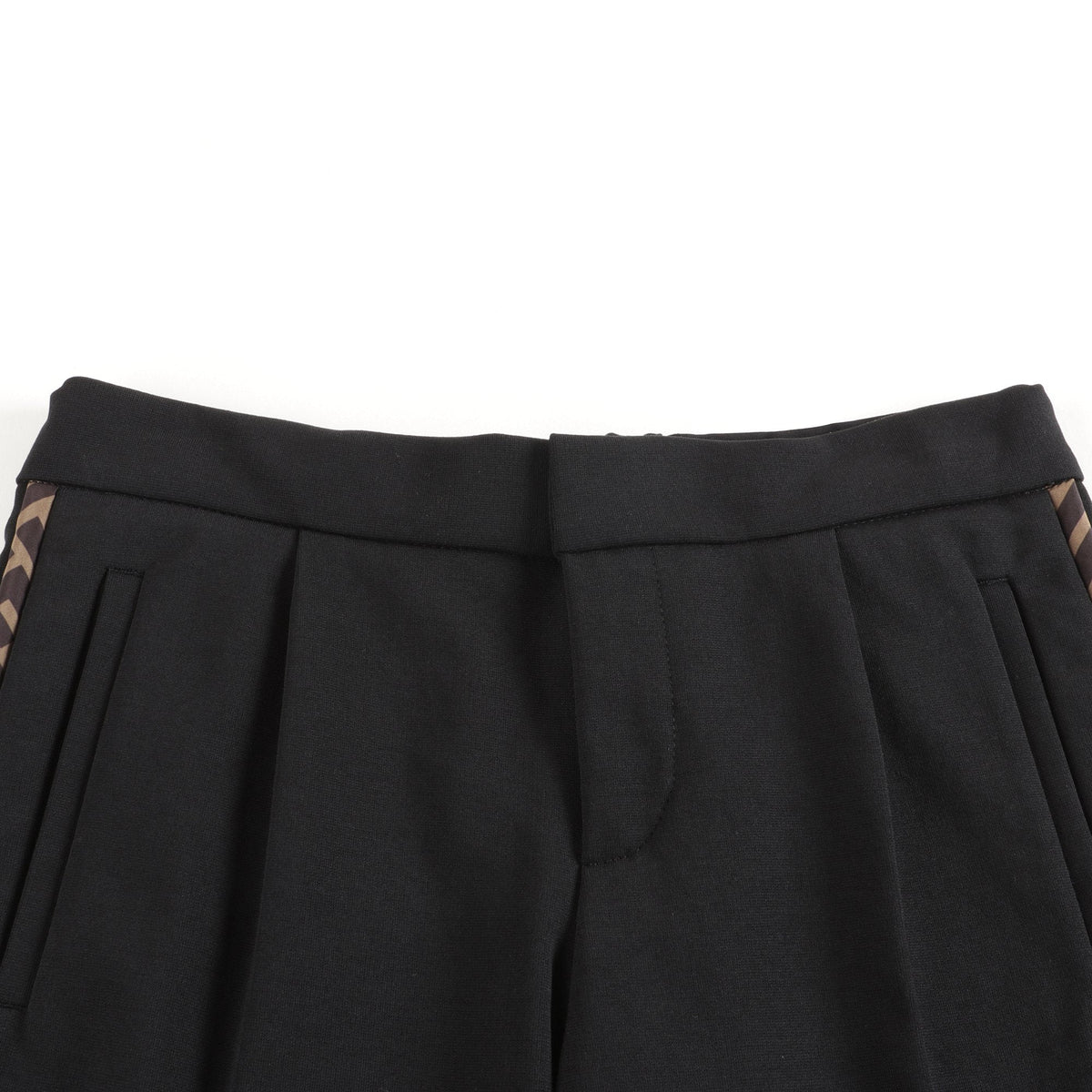 Boys & Girls Black Cotton Shorts