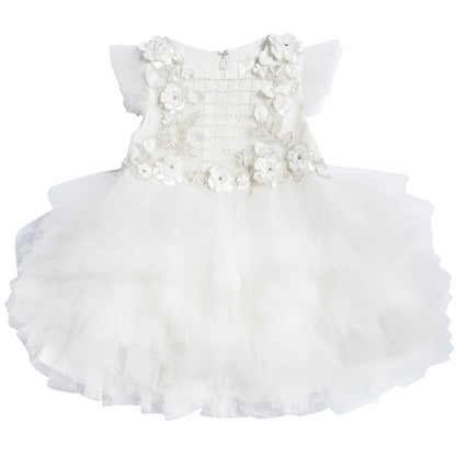 Girls  Whire   Dress