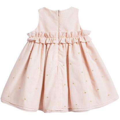 Baby Girls Nude Clair Cotton Dress