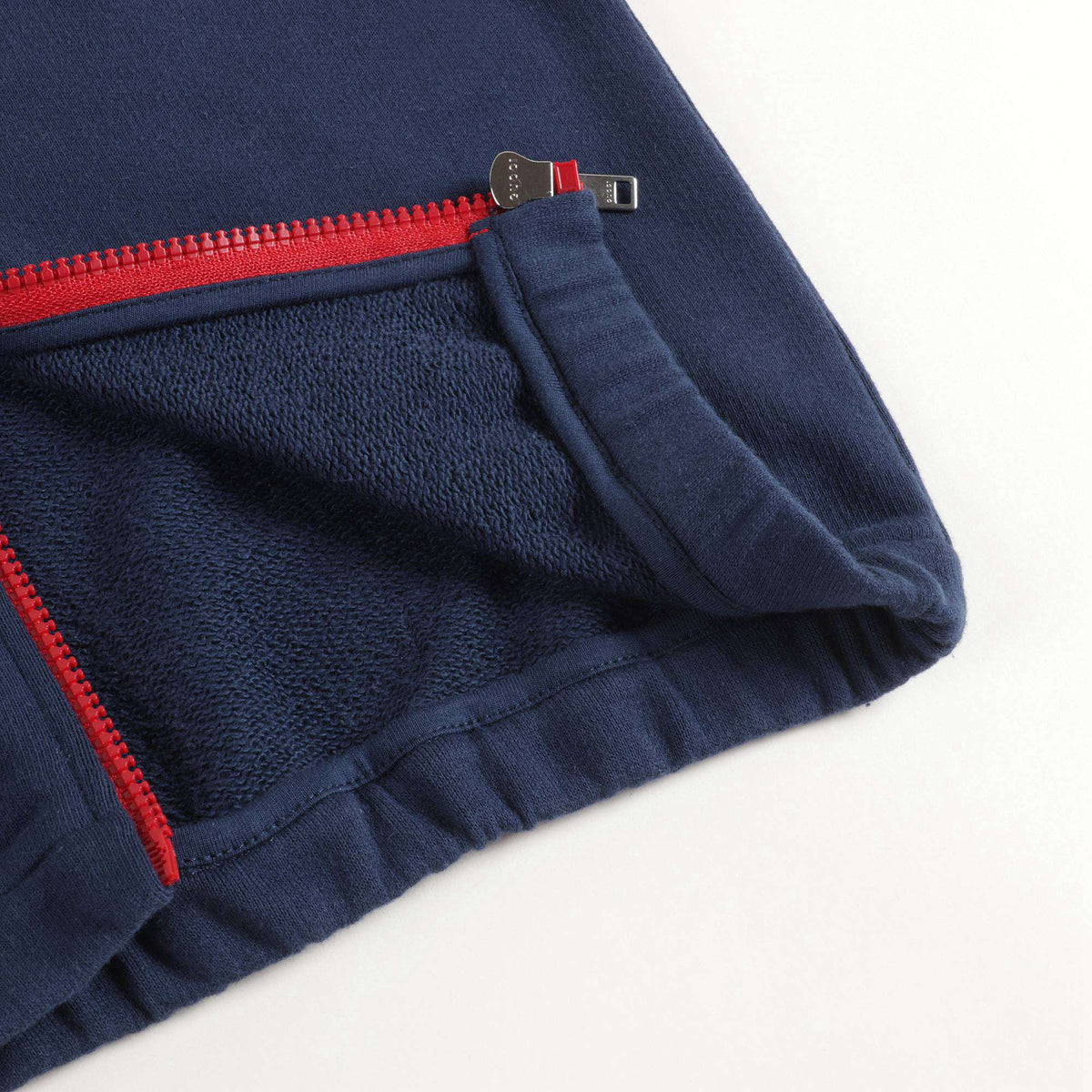 Baby Boys & Girls Prussian Blue Cotton Hoodie