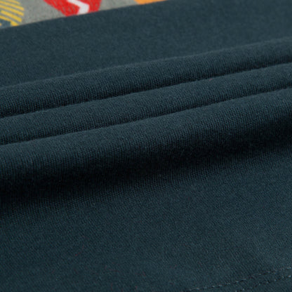 Boys Navy Blue T-Shirt With Multicolor Lightbulb Print