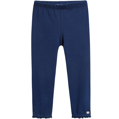 Baby Girls Marine Cotton Leggings