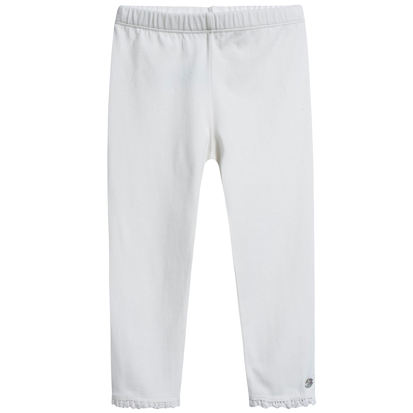 Baby Girls Nacre Cotton Leggings
