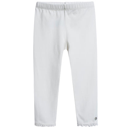 Baby Girls Nacre Cotton Leggings