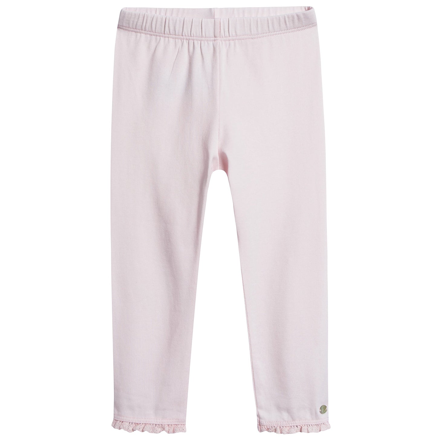 Baby Girls Pale Pink  Cotton Leggings