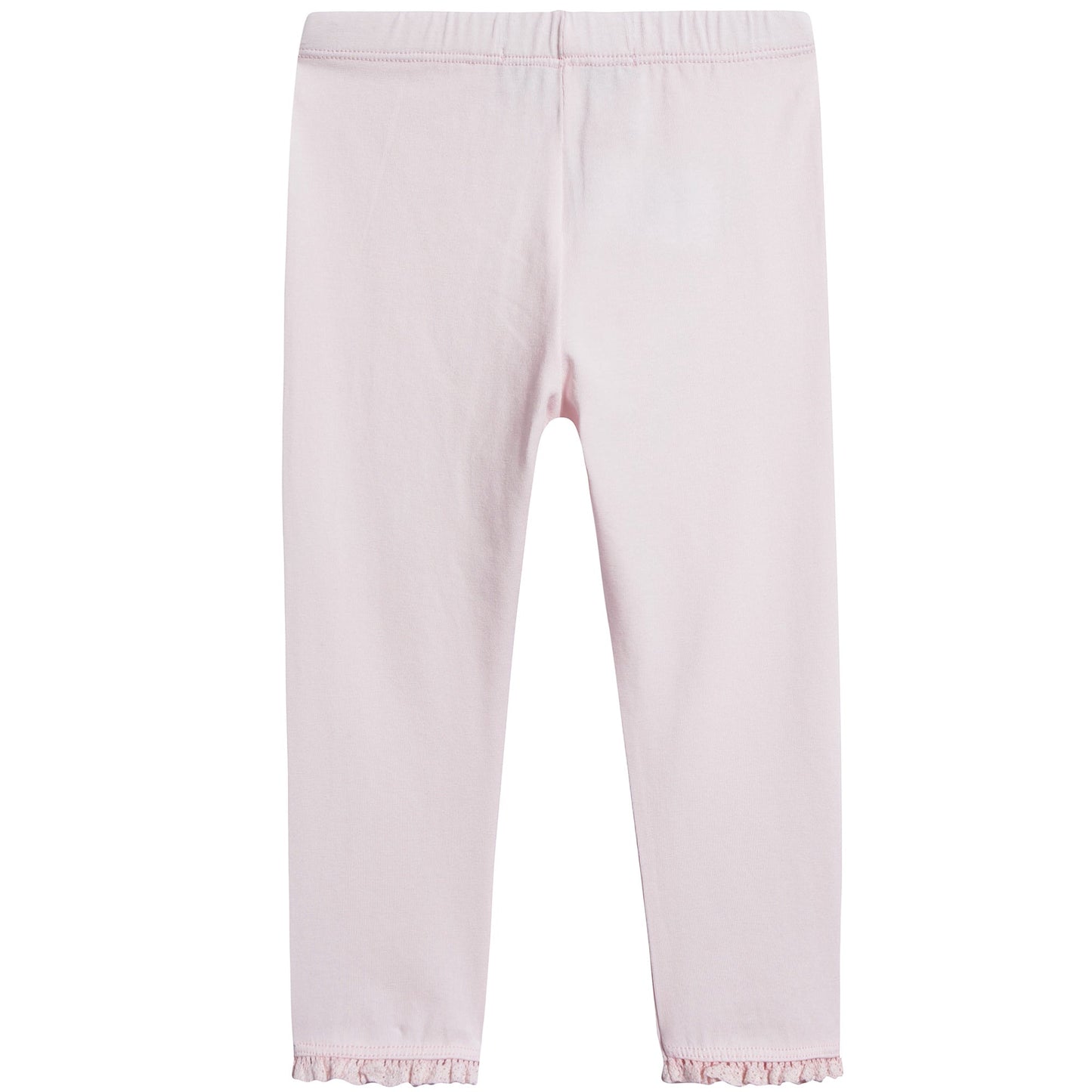 Baby Girls Pale Pink  Cotton Leggings