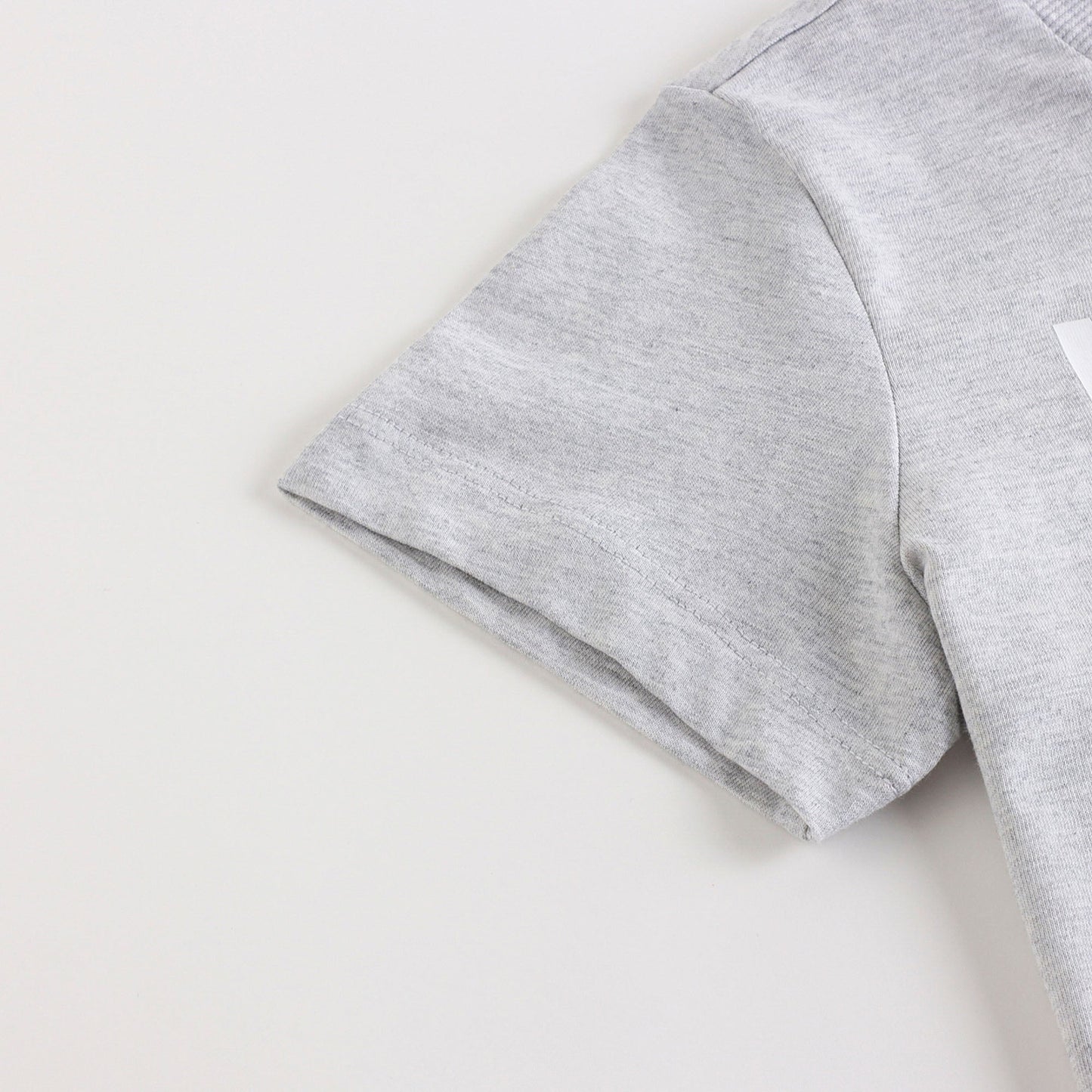 儿童灰色Logo棉T恤