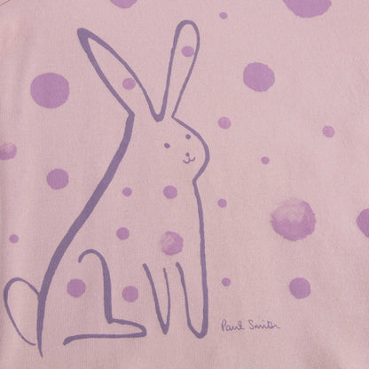 Baby Girls Pink Fancy Printed Trims T-Shirt