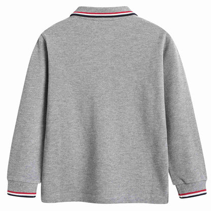 Boys Grey Polo Shirt