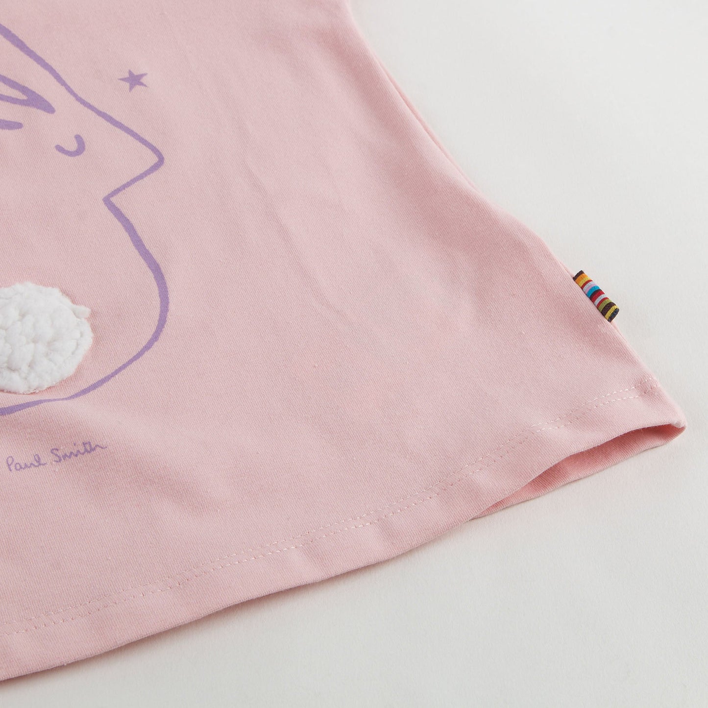 Girls Powder Pink Tops &  Bottoms 2 Pieces Pyjama