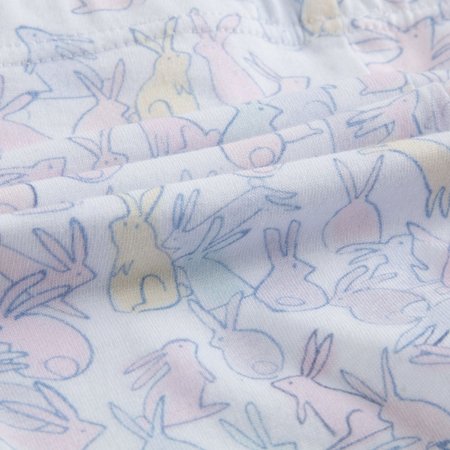 Girls Powder Pink Tops &  Bottoms 2 Pieces Pyjama