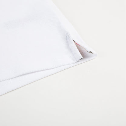 Boys White Cotton Polo Shirts