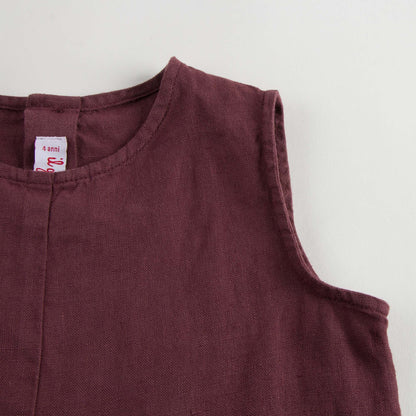 Girls Wine red Rompers