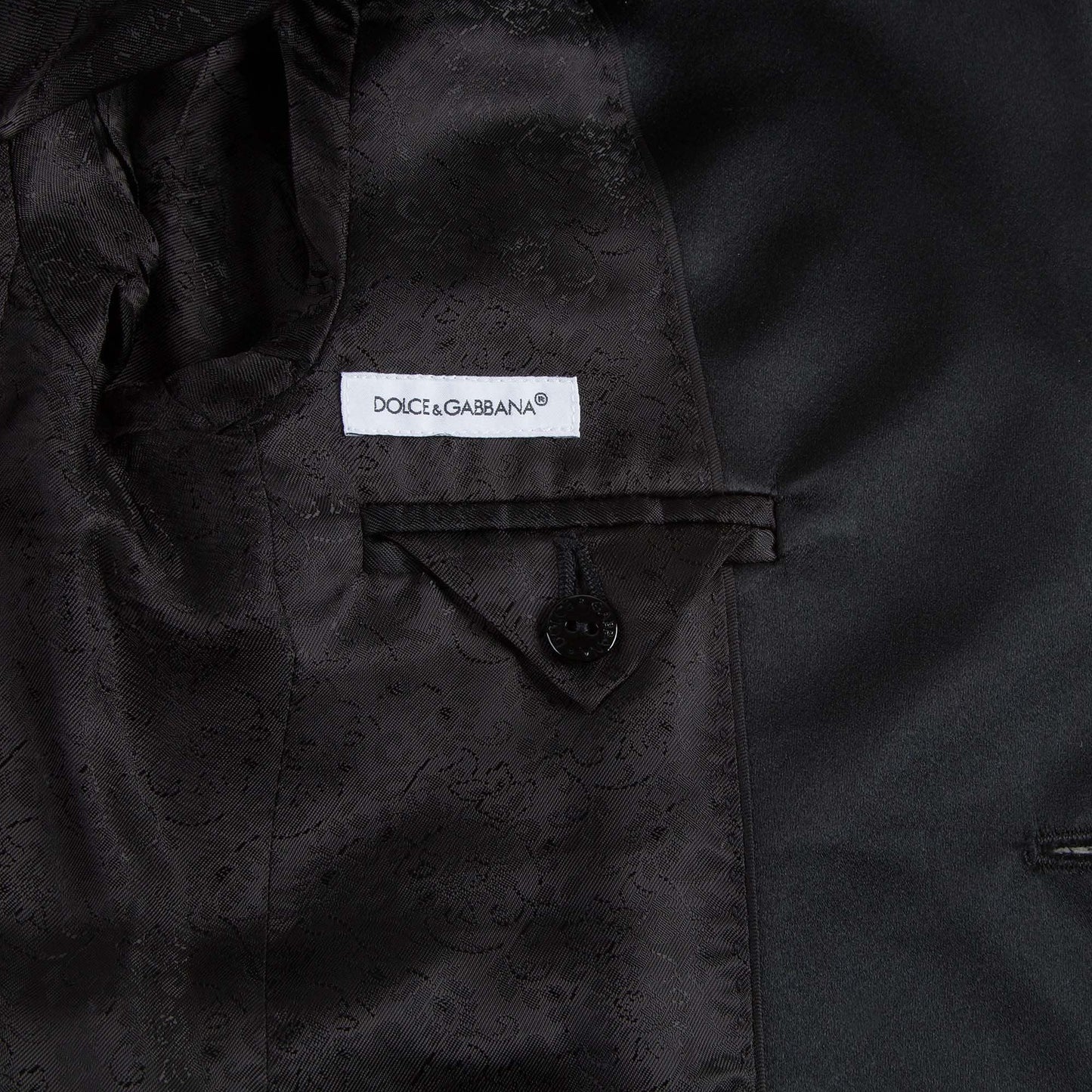 Boys Black Wool & Silk Suits