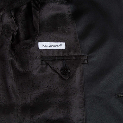 Boys Black Wool & Silk Suits