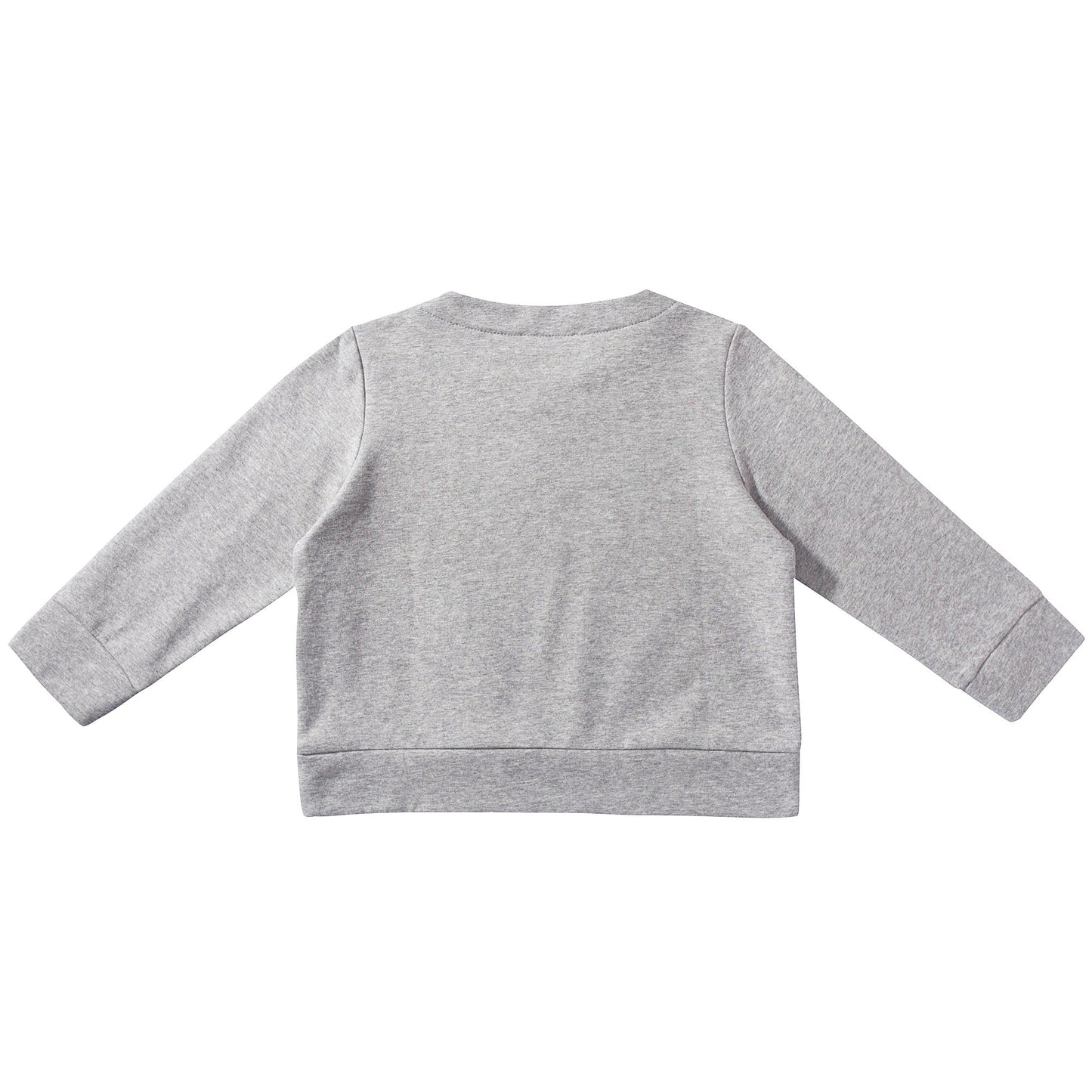 Baby  Grey  Logo  Cotton   Sweater
