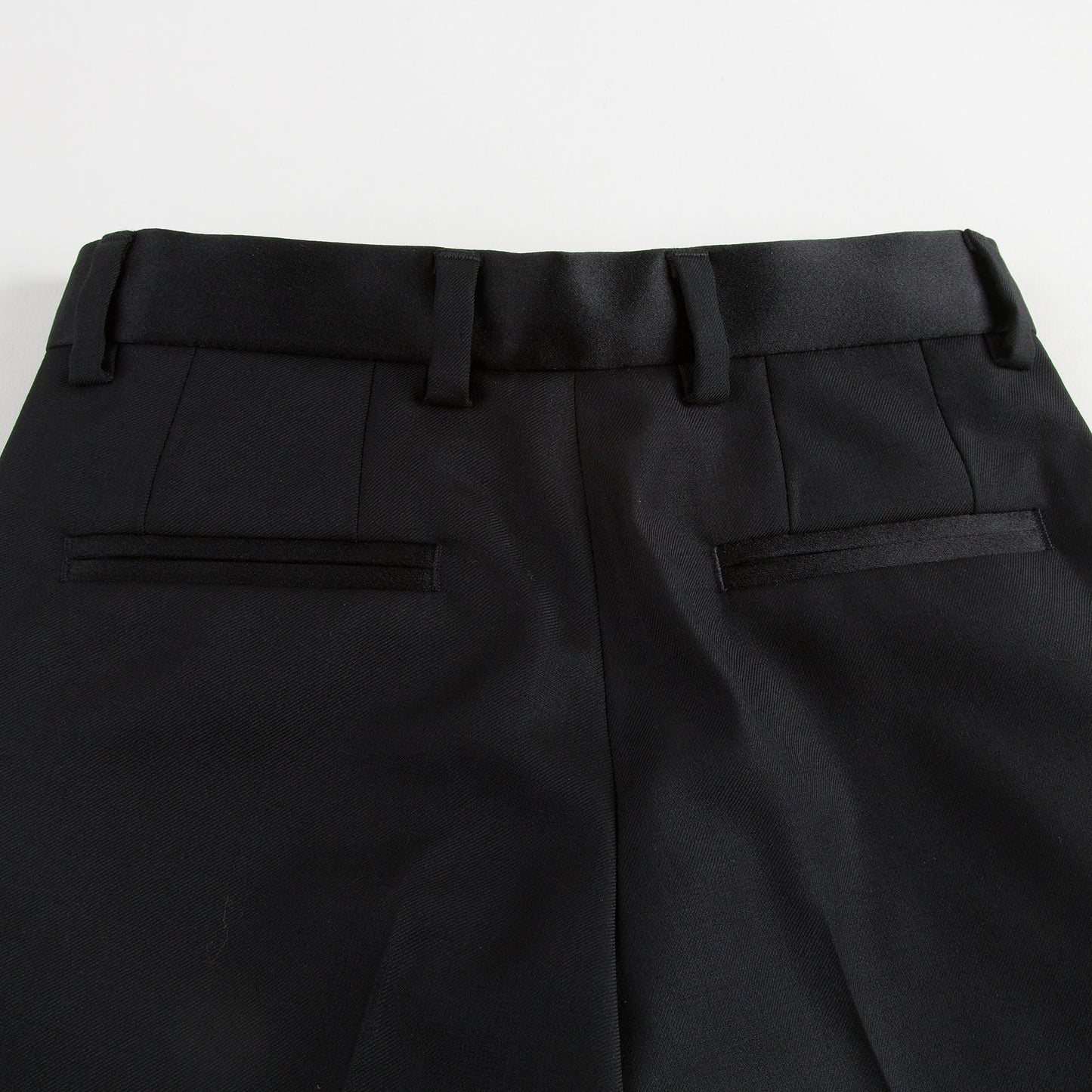 Boys Black Wool & Silk Suits