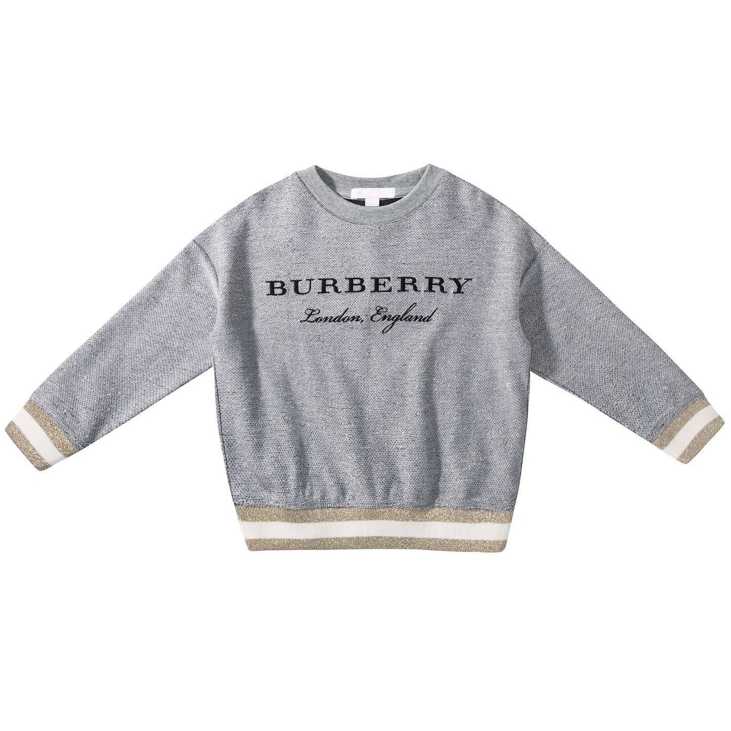 Boys  &  Girls  Grey  Melange   Cotton   Sweatshirt