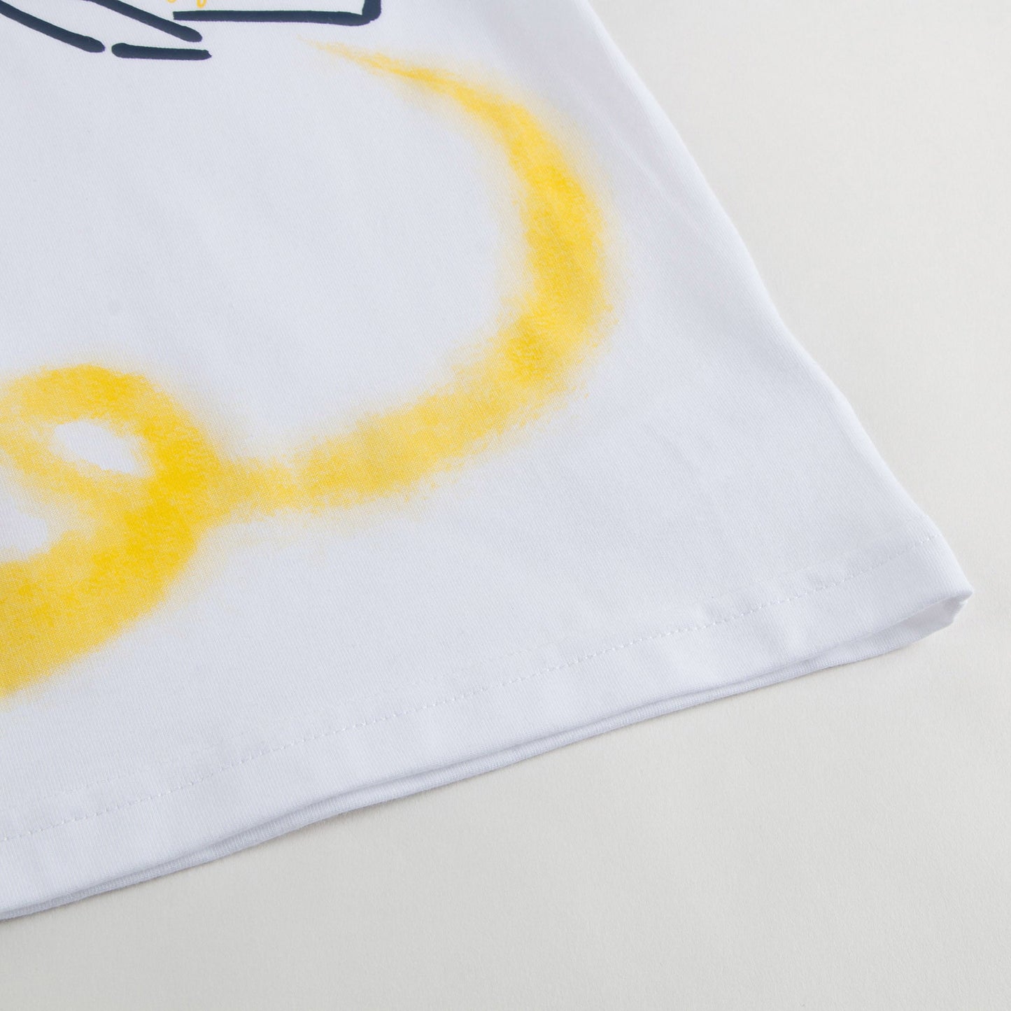 Baby Boys White T-Shirt And Dark Blue Shorts