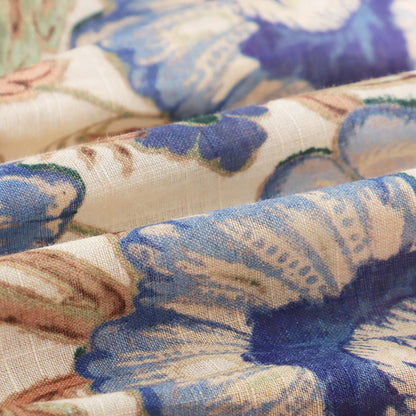 女童彩色花朵棉连衣裙