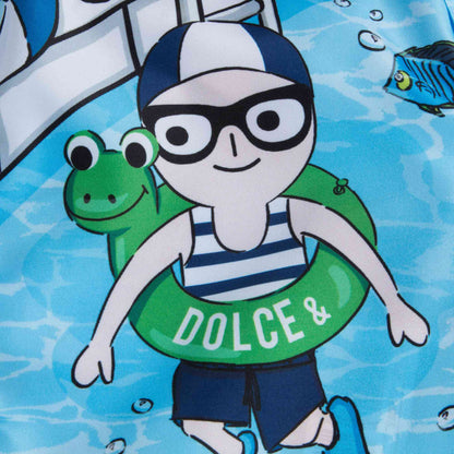Baby Boys DG Family Swimming Trunks