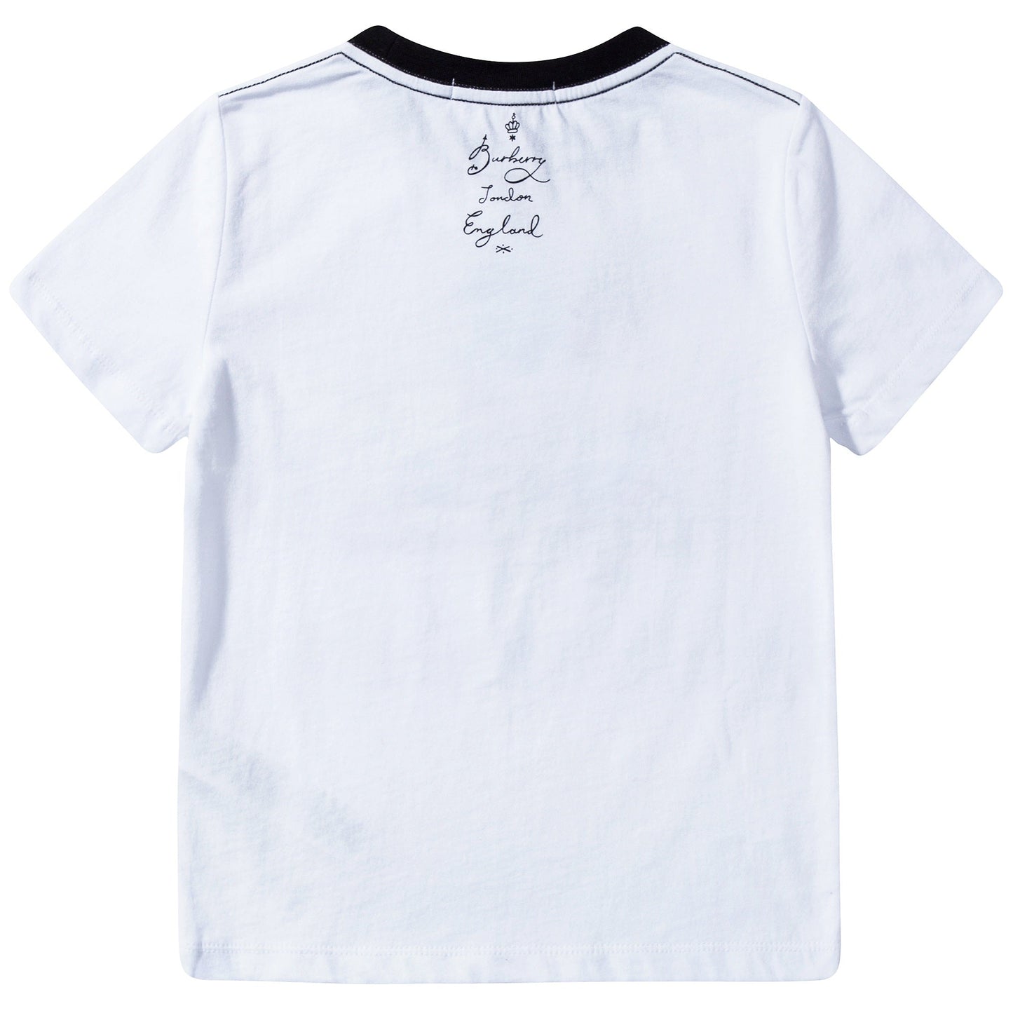 Baby  &  Girls  White  Cotton   T-shirt