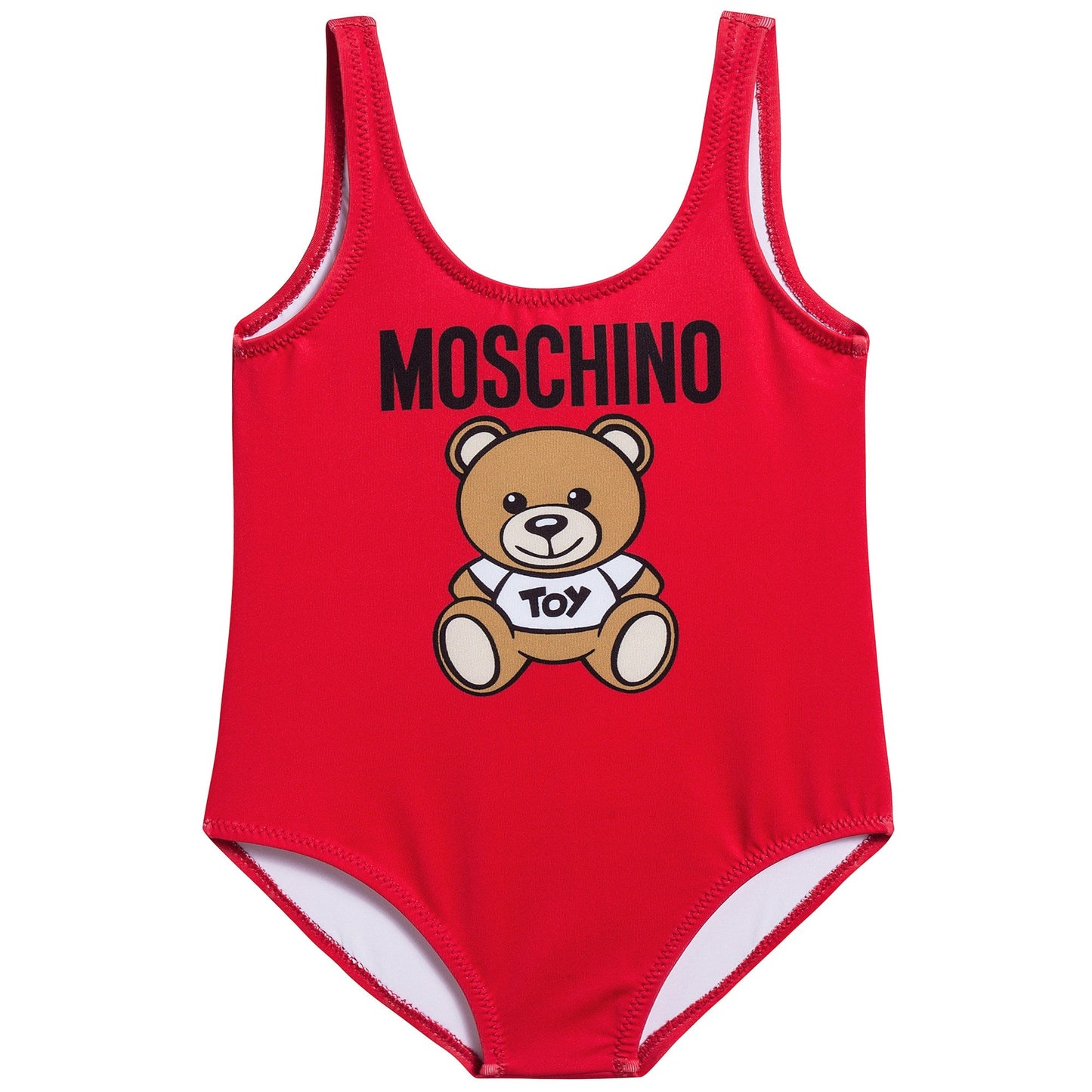 Girls Poppy Red Bathing Suit