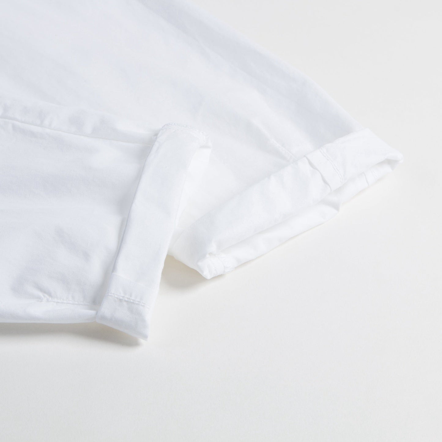 Girls White Cotton Trousers