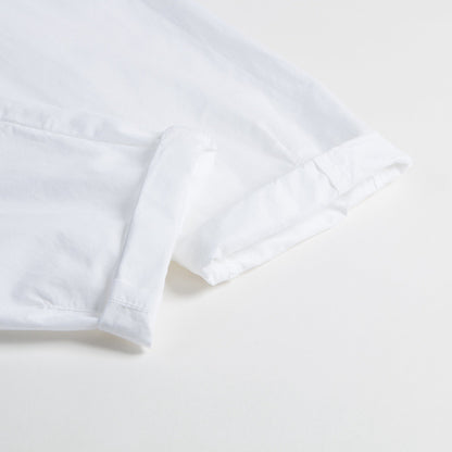 Girls White Cotton Trousers
