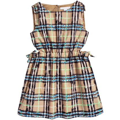 Girls Yellow Cotton Dress