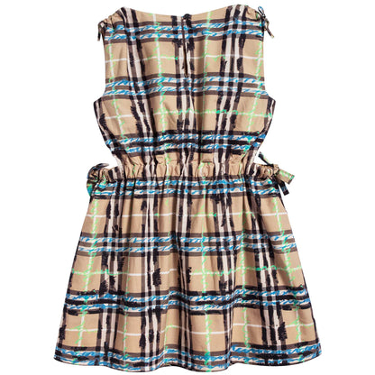 Girls Yellow Cotton Dress
