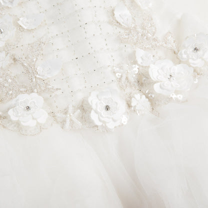 Girls  Whire   Dress