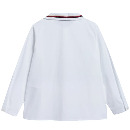 Baby Girls White Sylvie Web T-Shirt