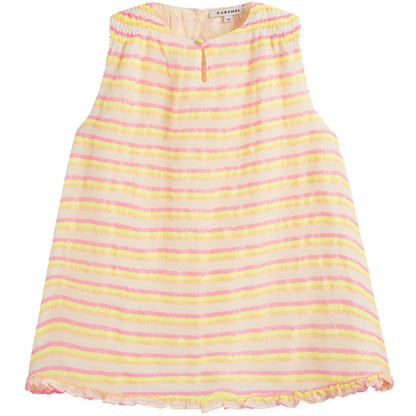 Baby Girls Candy Glitter Striped Party Dress