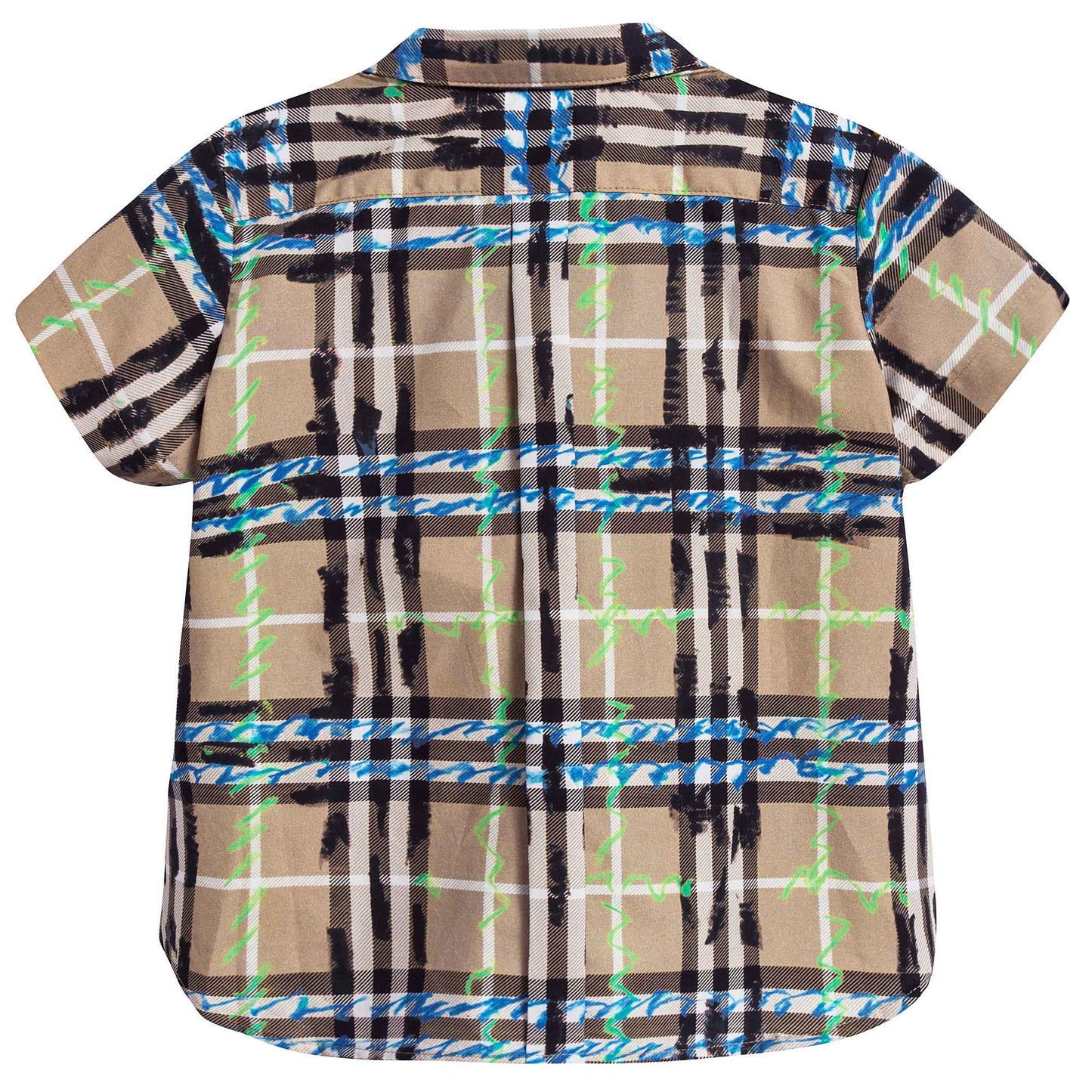 Baby Boys Bright Blue Cotton T-shirt