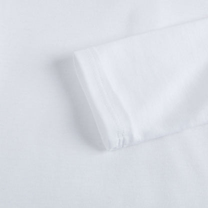 Baby White With Check Collar Babygrow