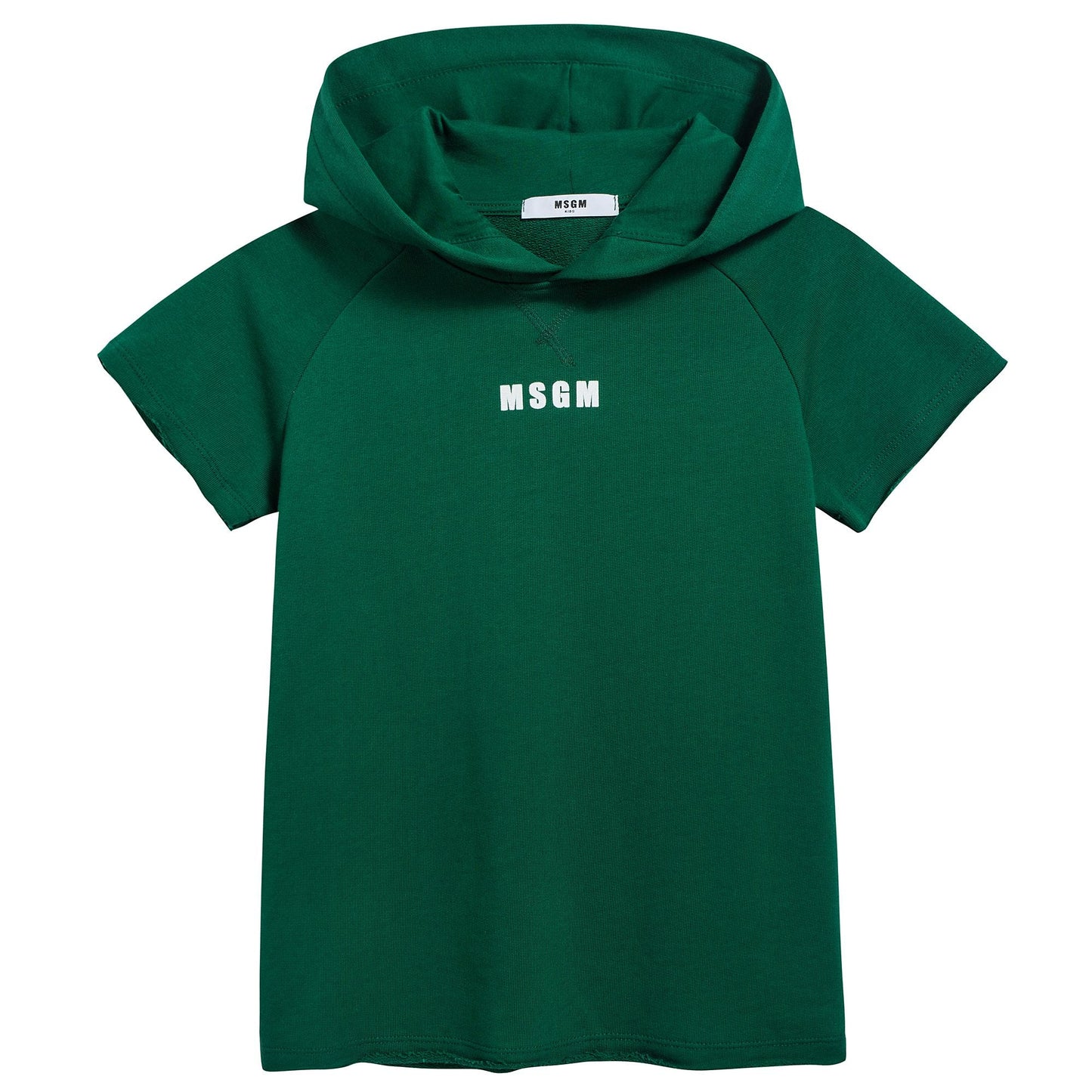 Boys Green Logo Cotton Top